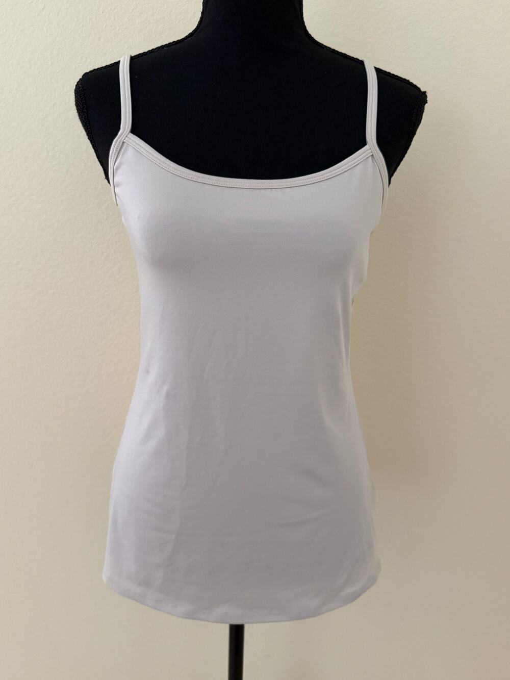 New York & Company Women Neutral Beige Spaghetti Strap Camisole Size M-NWT